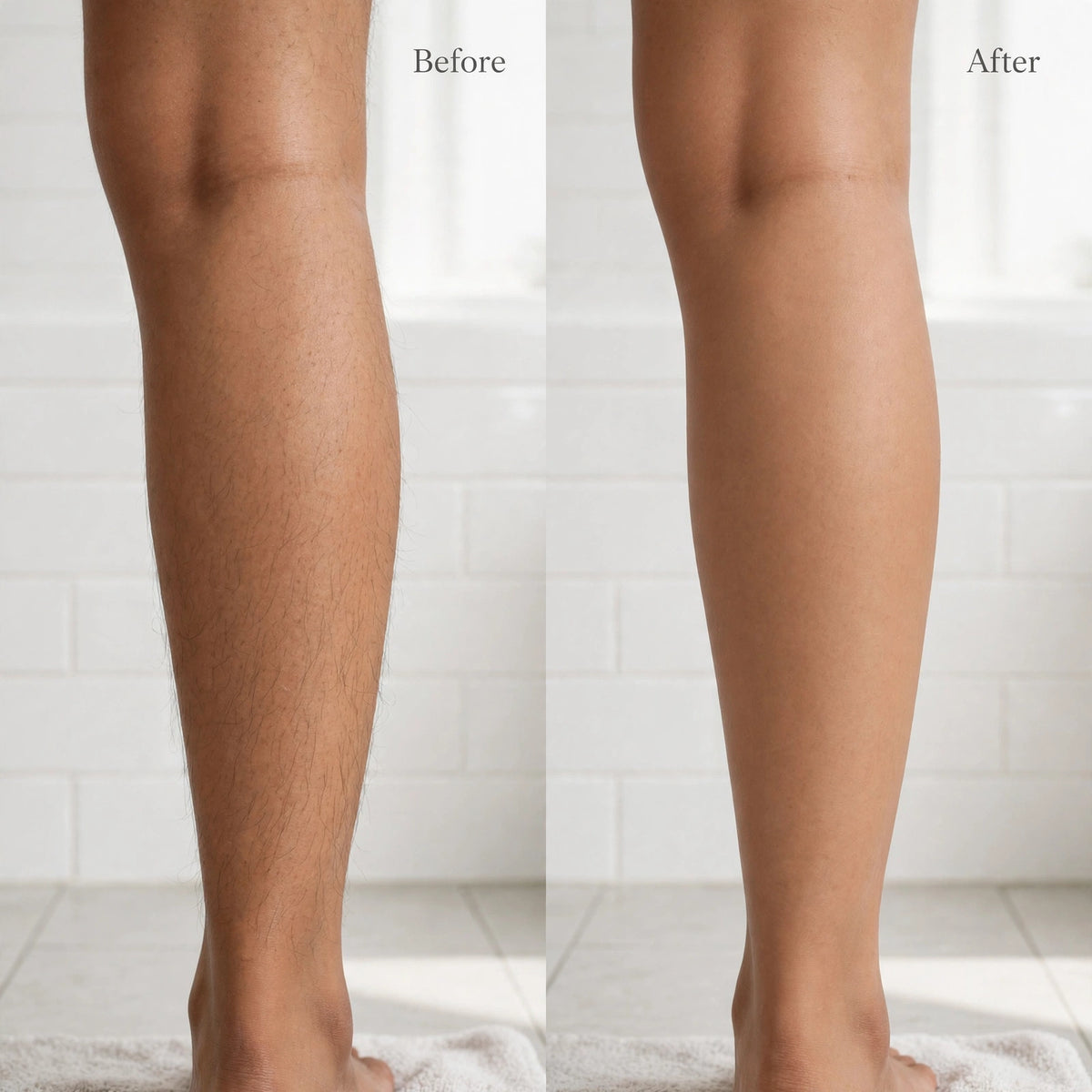 Crystal Hair Eraser before and after results