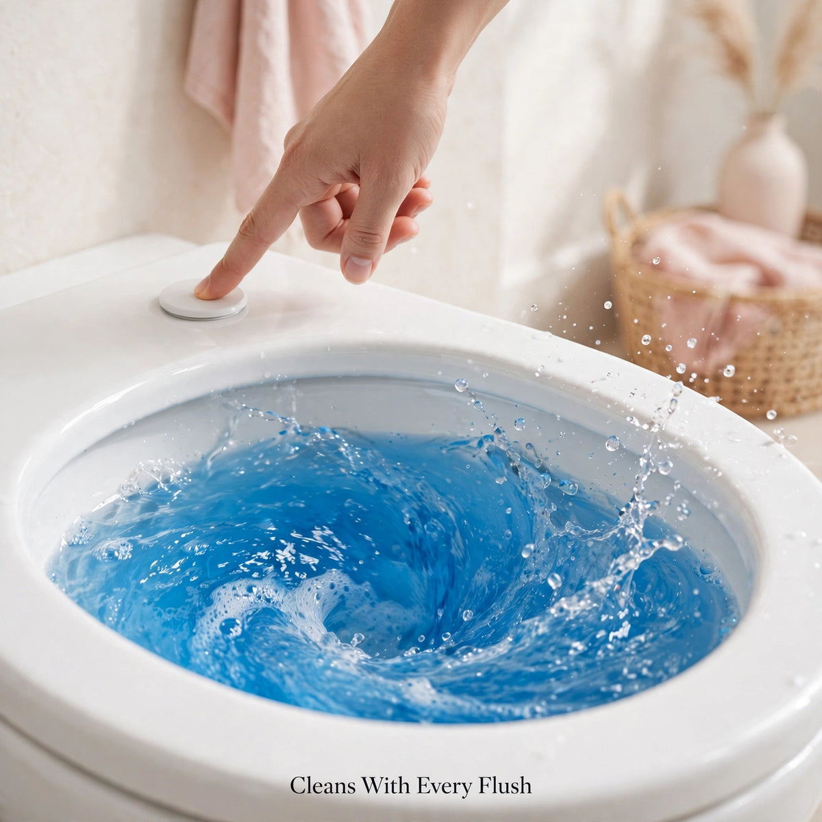 Blue Toilet Cleaner Tablets – Auto-Clean with Every Flush