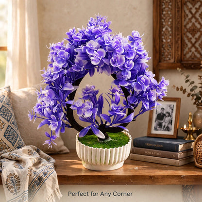 Artificial Flower Plant with Pot – Zero-Maintenance Greenery