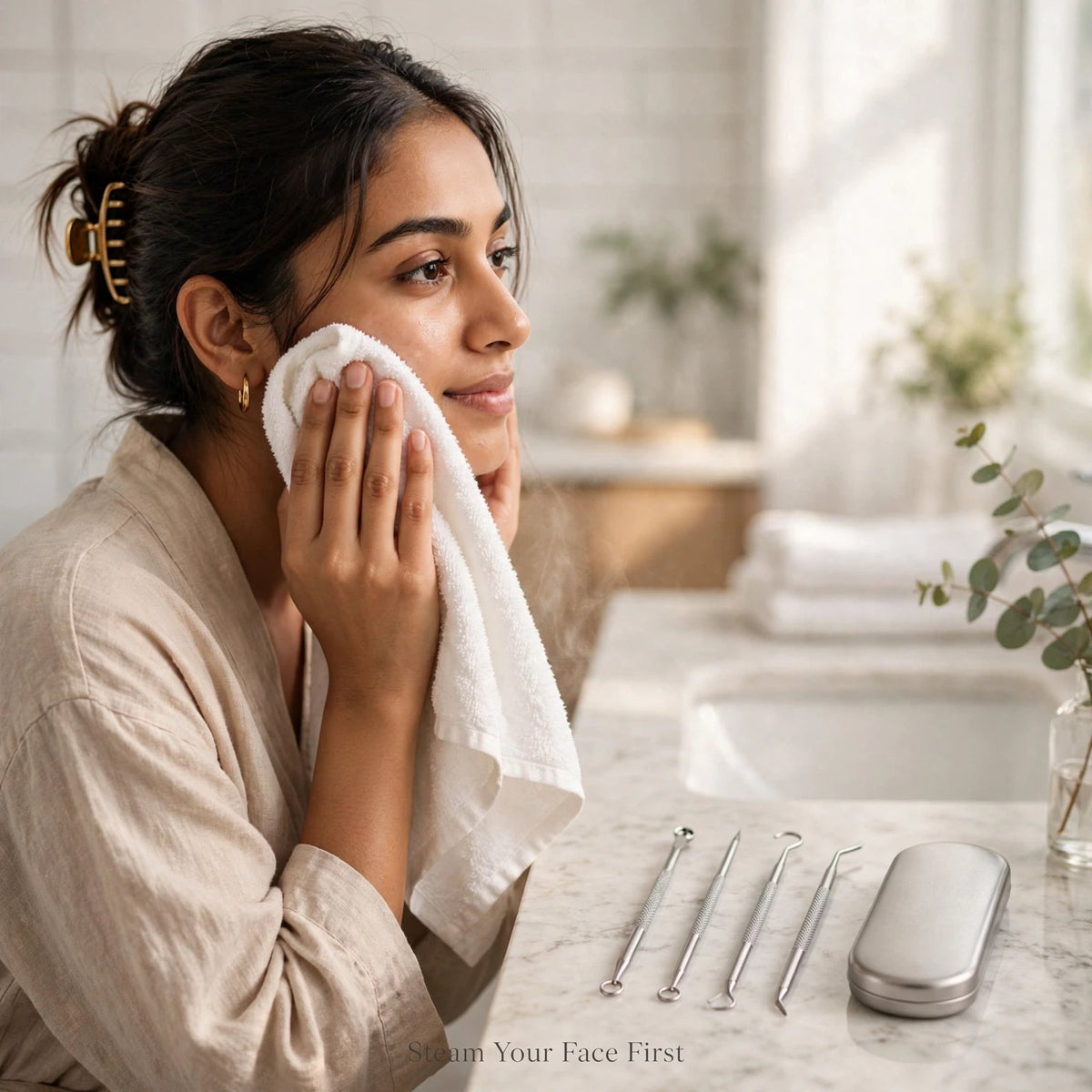 Blackhead Remover Tool Kit – 4-in-1 Stainless Steel
