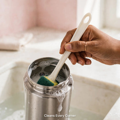 Long Bottle Cleaning Brush – Reach Inside Every Bottle & Jar