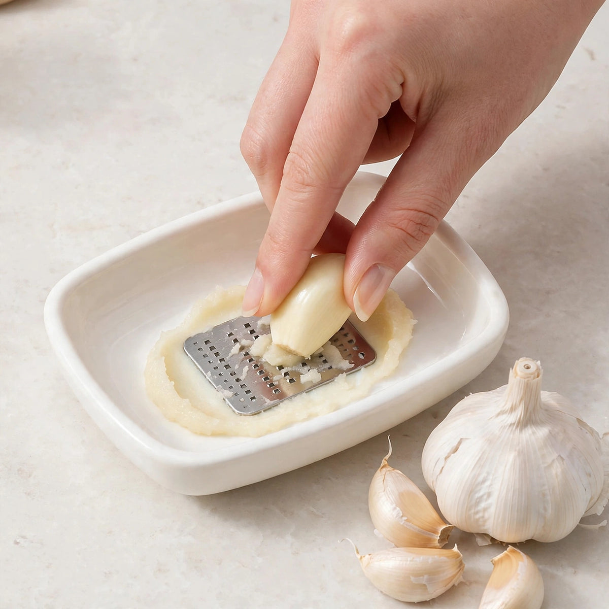 Garlic Ginger Grater Plate – Quick, Mess-Free