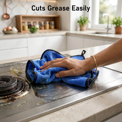 Microfiber Cleaning Cloth 40x30cm – Dust & Grease Without Chemicals