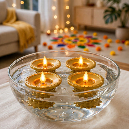 Water Sensor LED Diyas Set of 12 – Paani Dalo, Diya Jale
