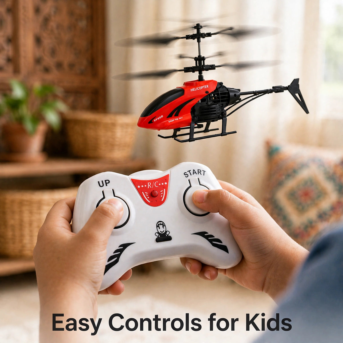 Remote Control Helicopter – USB Chargeable, Flying Fun