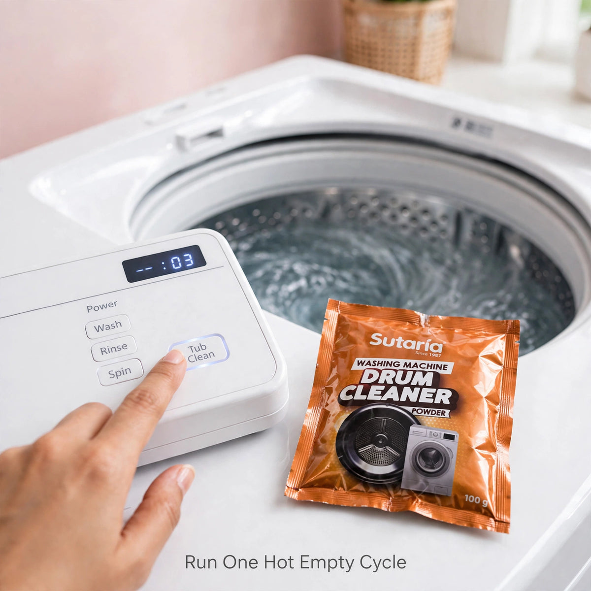 Washing Machine Drum Cleaner Powder – Remove Smell & Dirt Inside