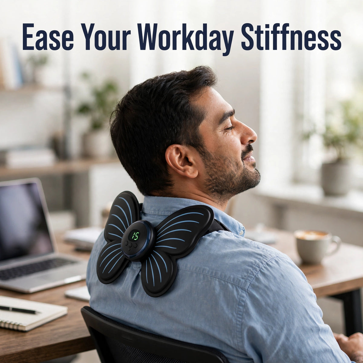 Portable Neck Massager – EMS Rechargeable for Stiff Neck