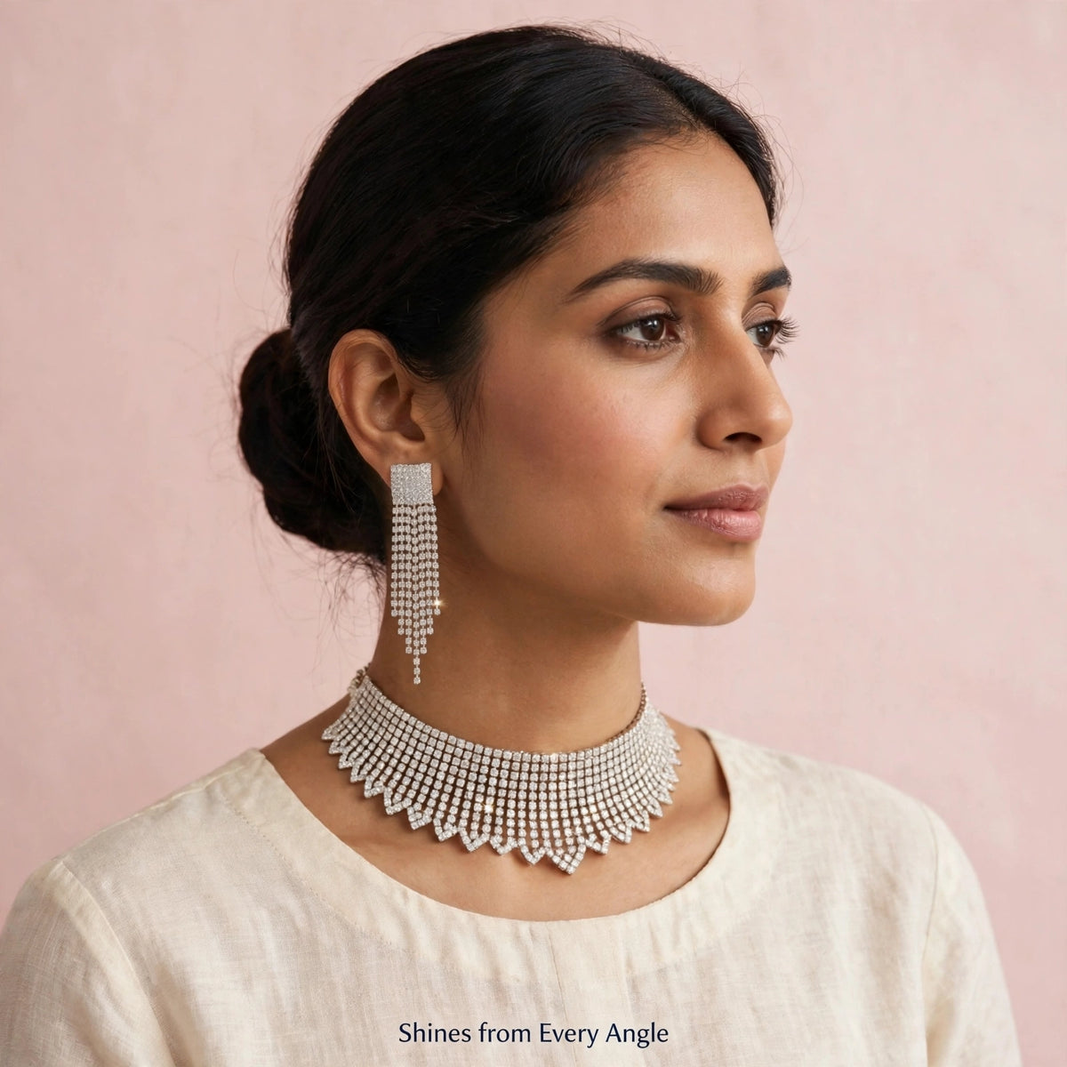 Bollywood Style AD Heavy Choker – Statement Look