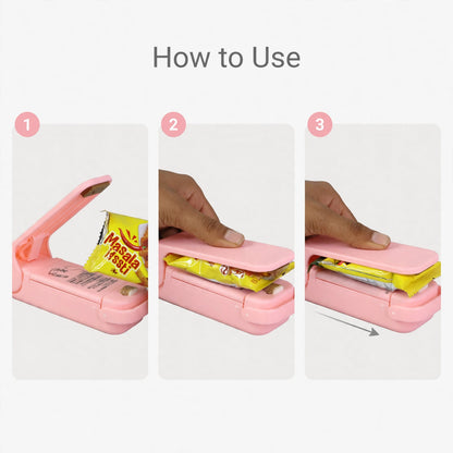 Mini Bag Sealer – Keep Snacks Fresh & Airtight