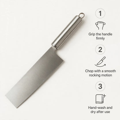 Vegetable Cleaver Knife – Ultra-Sharp Stainless Steel