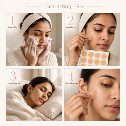 Pimple Patches – Hydrocolloid + Tea Tree