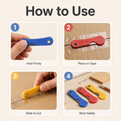 Mini Paper Cutter Knife 12-pack – Safe Parcel Opener & Craft