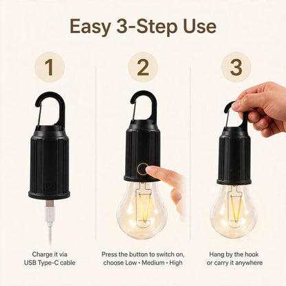 Rechargeable Camping Lantern – Portable Emergency Light