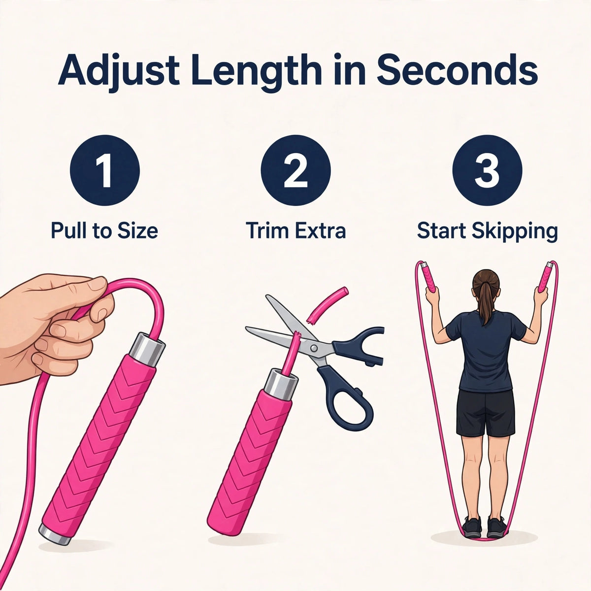 Adjustable Jump Rope - High Speed