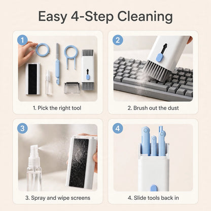 Electronic Cleaner Kit 7-in-1 – For Earbuds, Keyboard & Screen