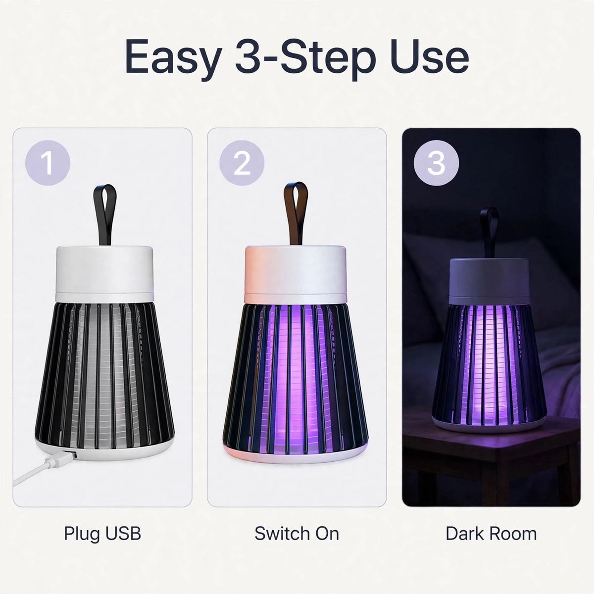 Mosquito Killer Lamp – USB Powered, No Coil No Spray