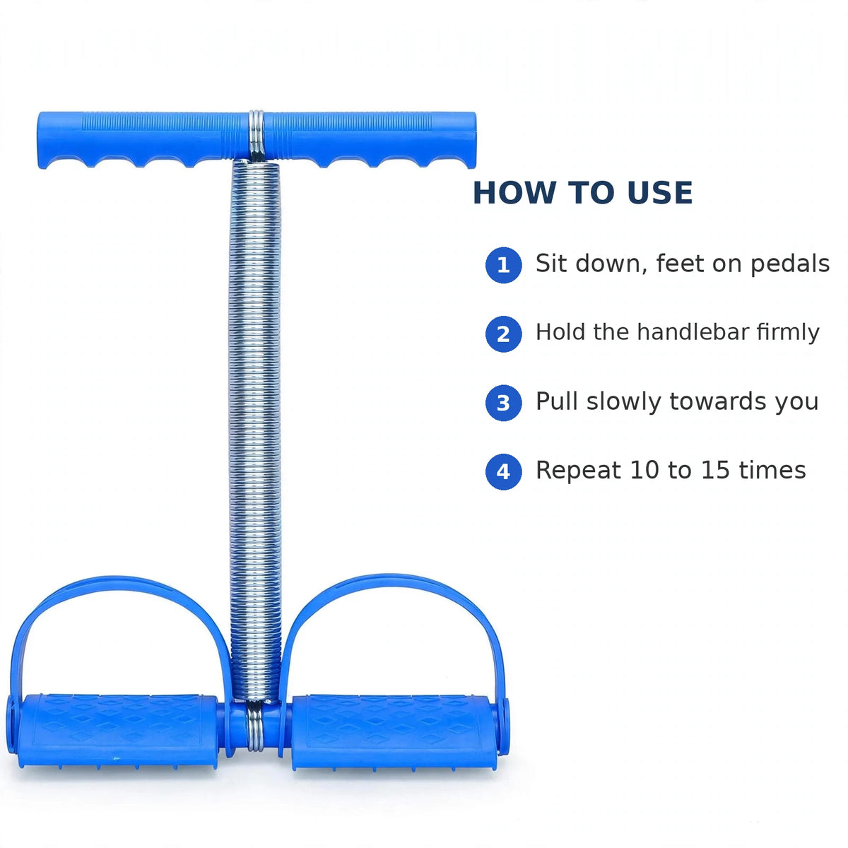 How to use the foot pedal resistance band