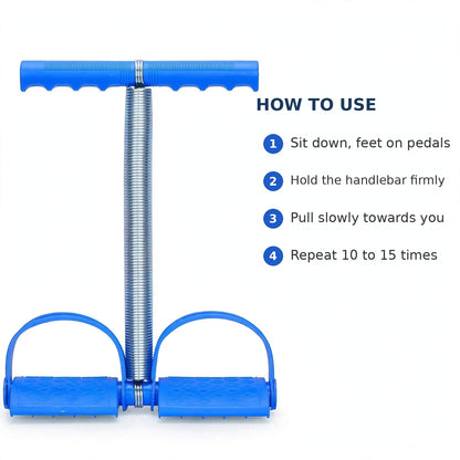 How to use the foot pedal resistance band