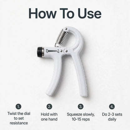 Adjustable Gym Hand Gripper – Stronger Grip & Wrists