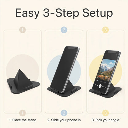 Pyramid Mobile Stand – Adjustable for Video Watching