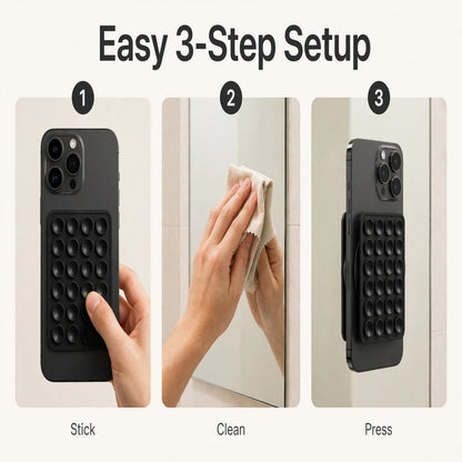 Suction Phone Holder Mount – Stick Anywhere, Hands-Free