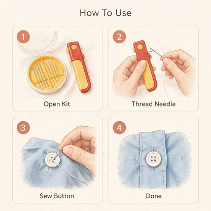Tailoring Sewing Kit 4-in-1 Compact – Button Toota? Turant Silo