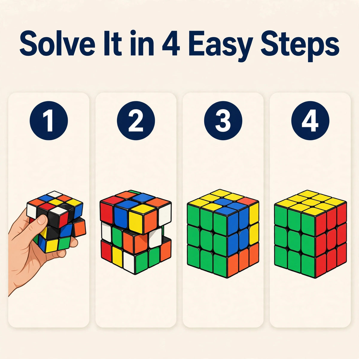 Mini Magic Cube Puzzle – Brain Teaser for All Ages