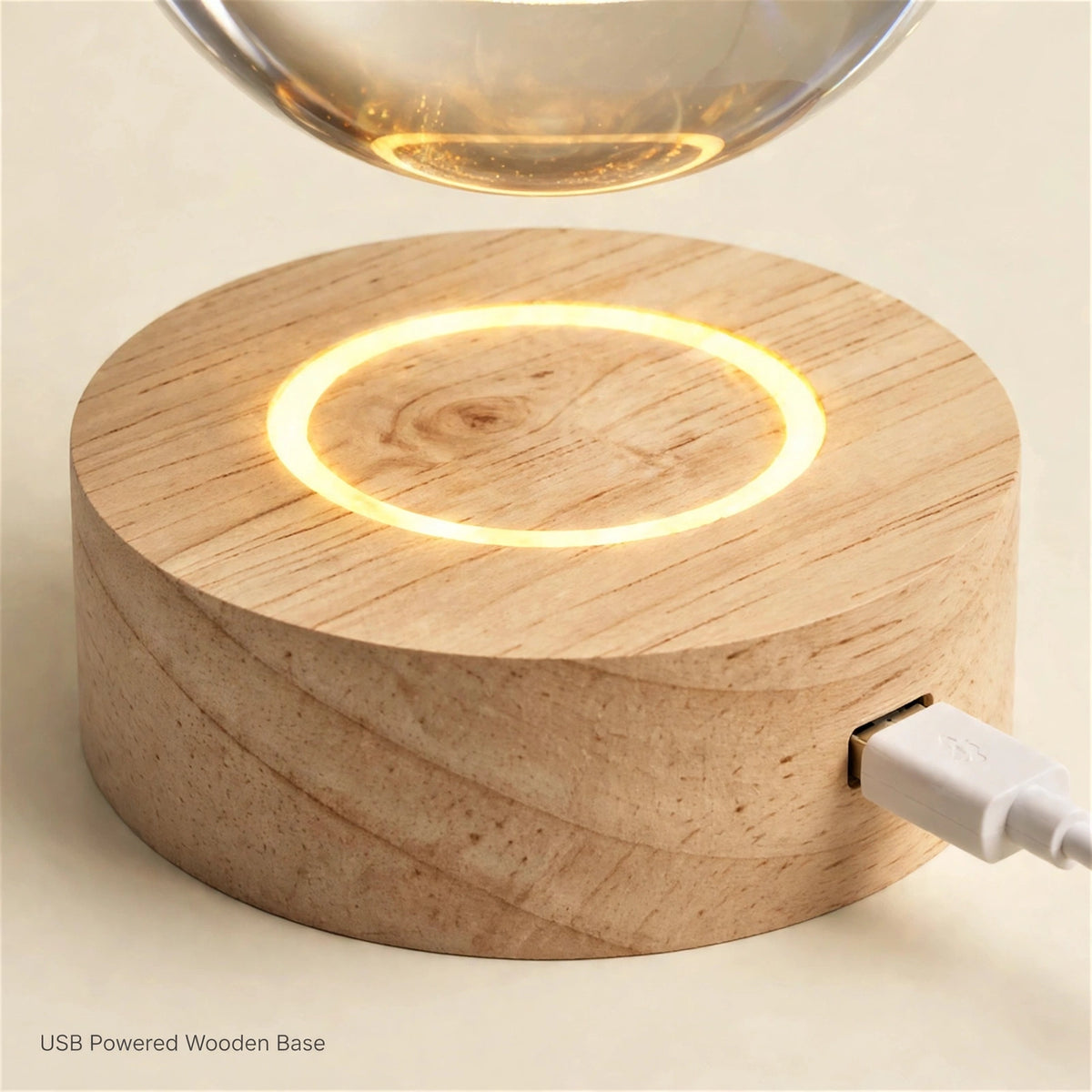 Happy Birthday 3D Crystal Ball LED Lamp – Glowing Birthday Gift