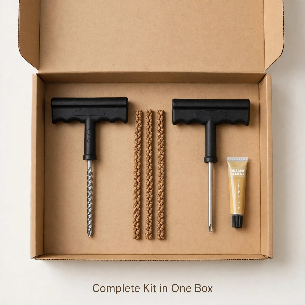 Tubeless Tyre Puncture Repair Kit – Fix Punctures on the Road