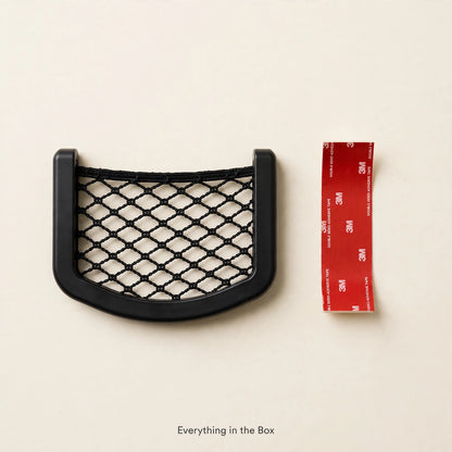 Car Seat Organizer – Mesh Storage for Phone, Bottle & Purse