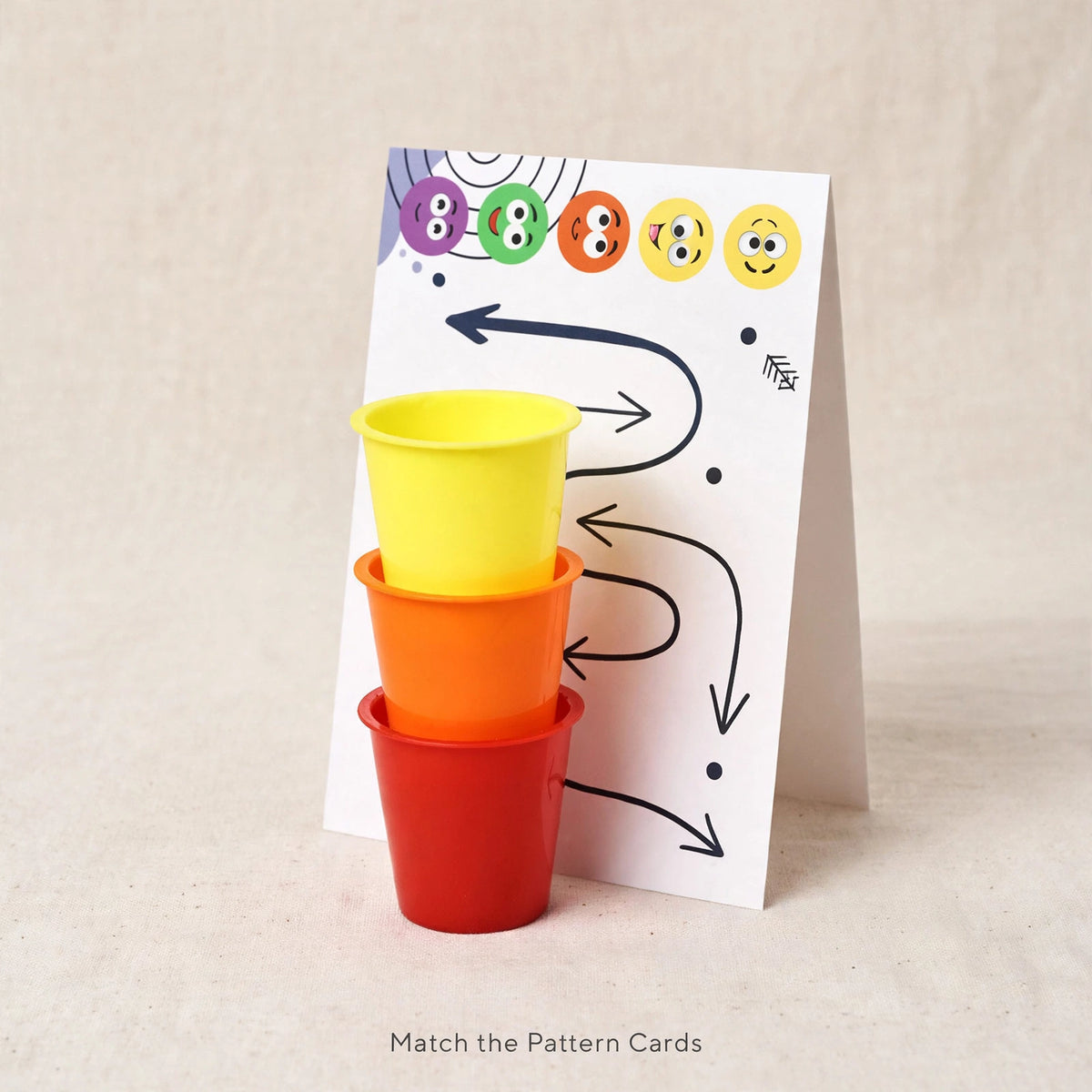 Stack Cups Game – Color Matching, Learning Play for Kids