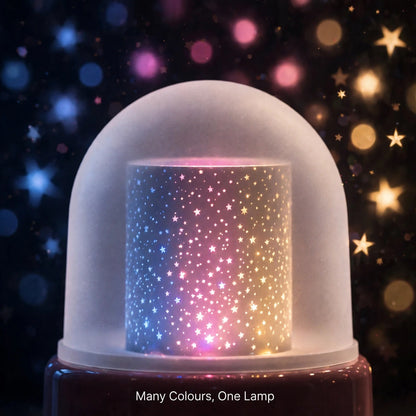 Star Projector Night Lamp – Rotating Colours for Kids Room