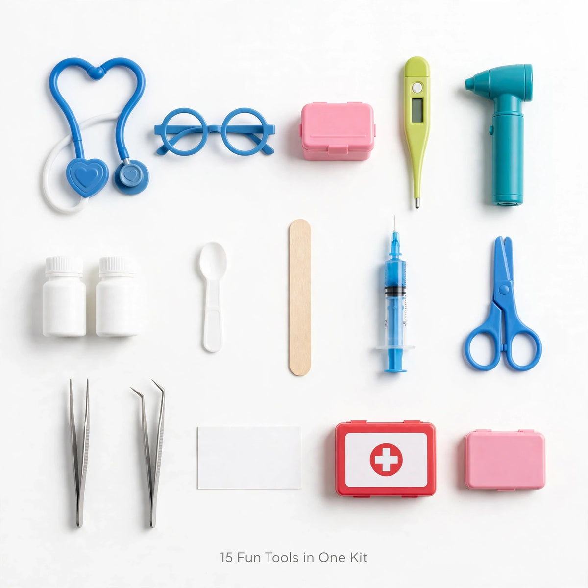 Kids Doctor Play Kit – 15+ Safe Tools, Role Play