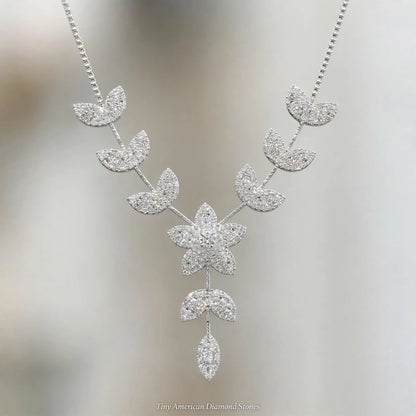 Zirconia Elegance AD Necklace Set – Daily Party Sparkle
