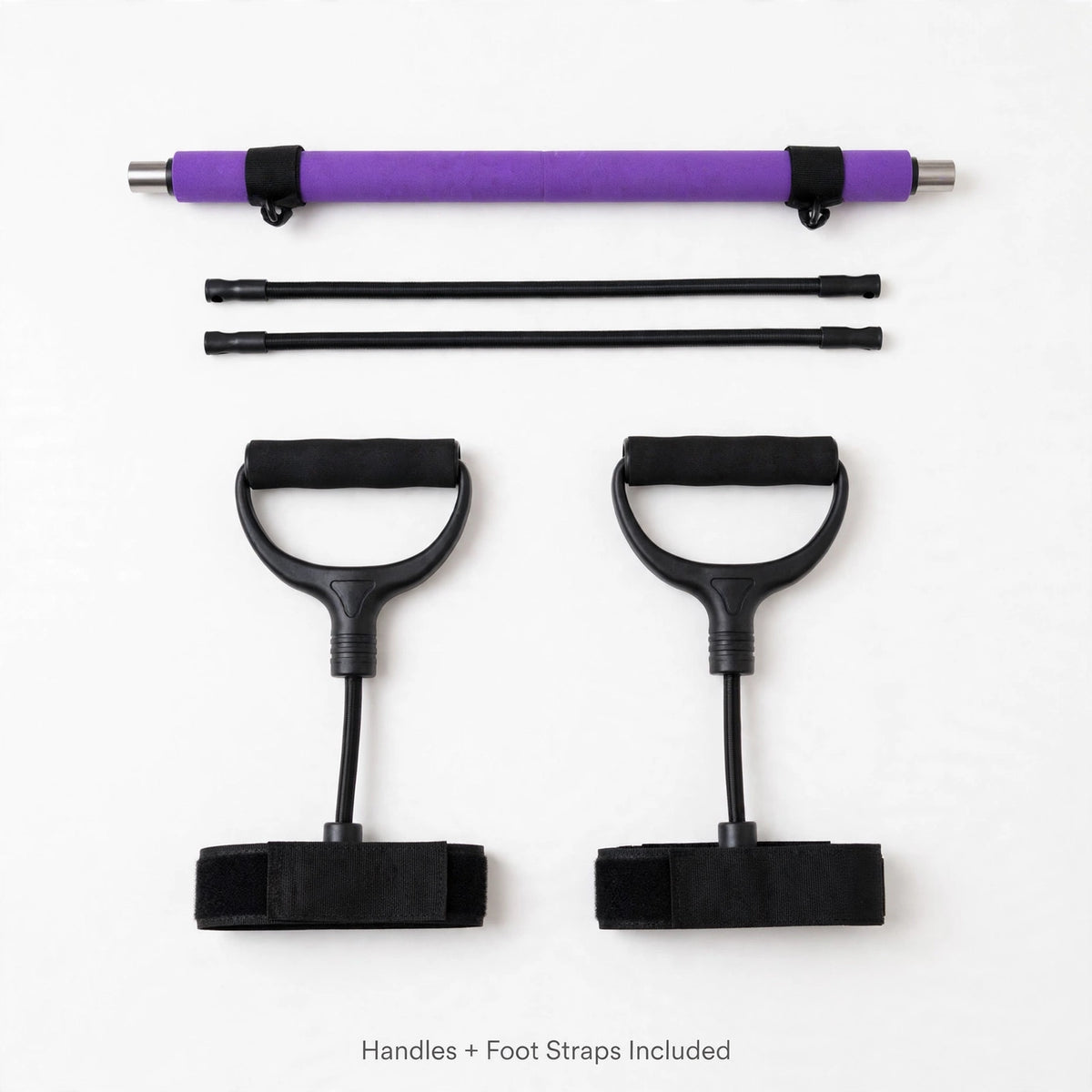 Pilates Bar with Resistance Bands – Full-Body Home Gym