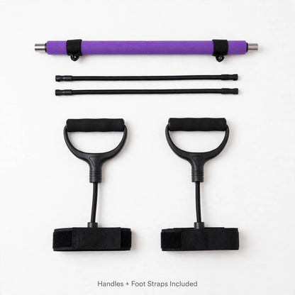 Pilates Bar with Resistance Bands – Full-Body Home Gym
