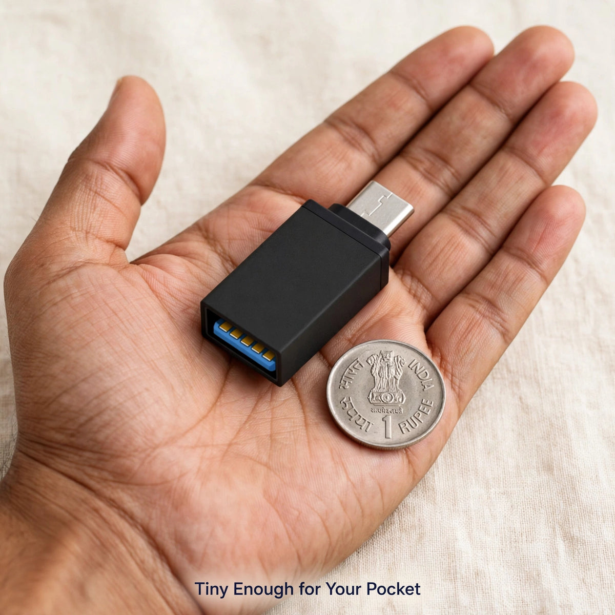 Type-C OTG Adapter – Connect Pendrive & Keyboard to Phone