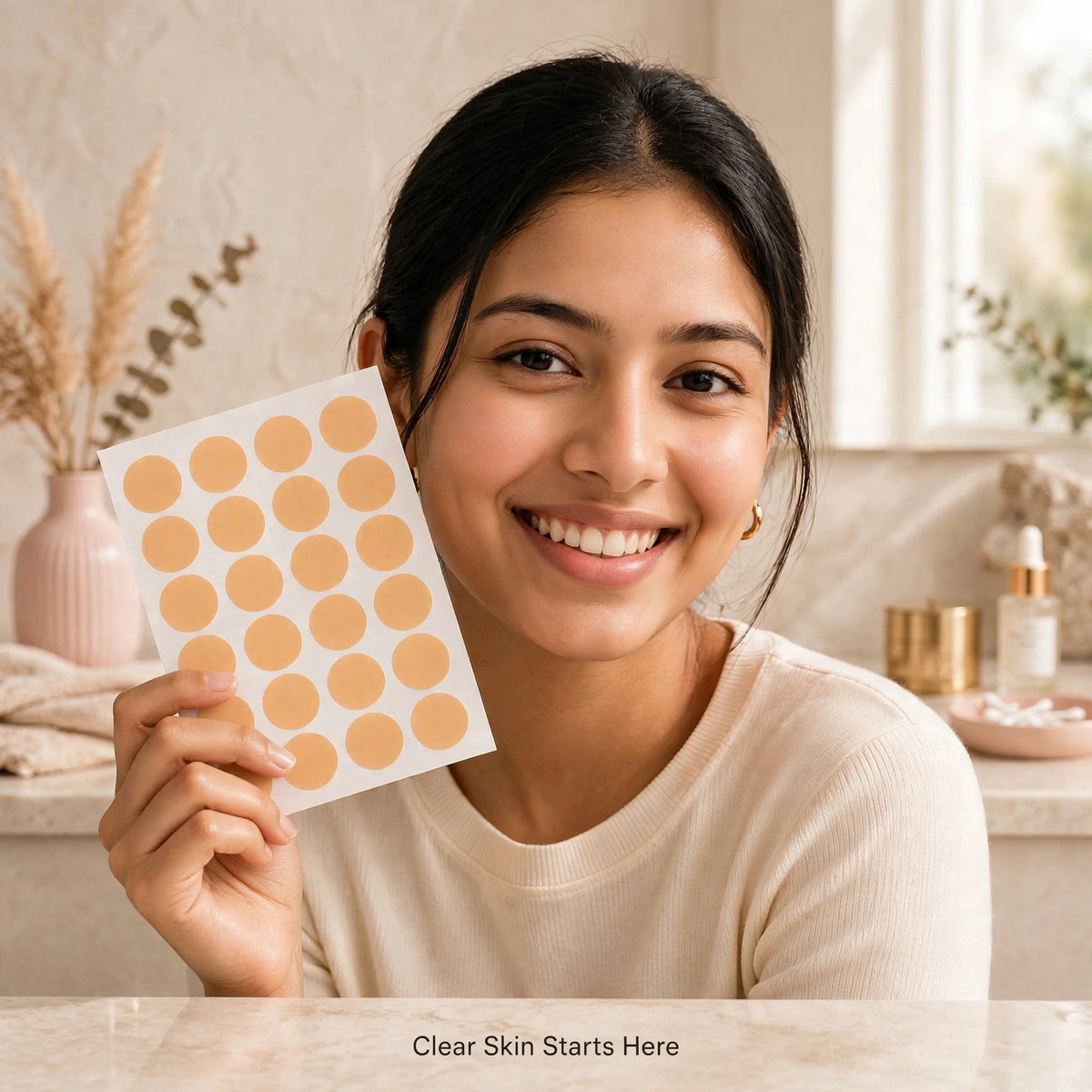 Pimple Patches – Hydrocolloid + Tea Tree