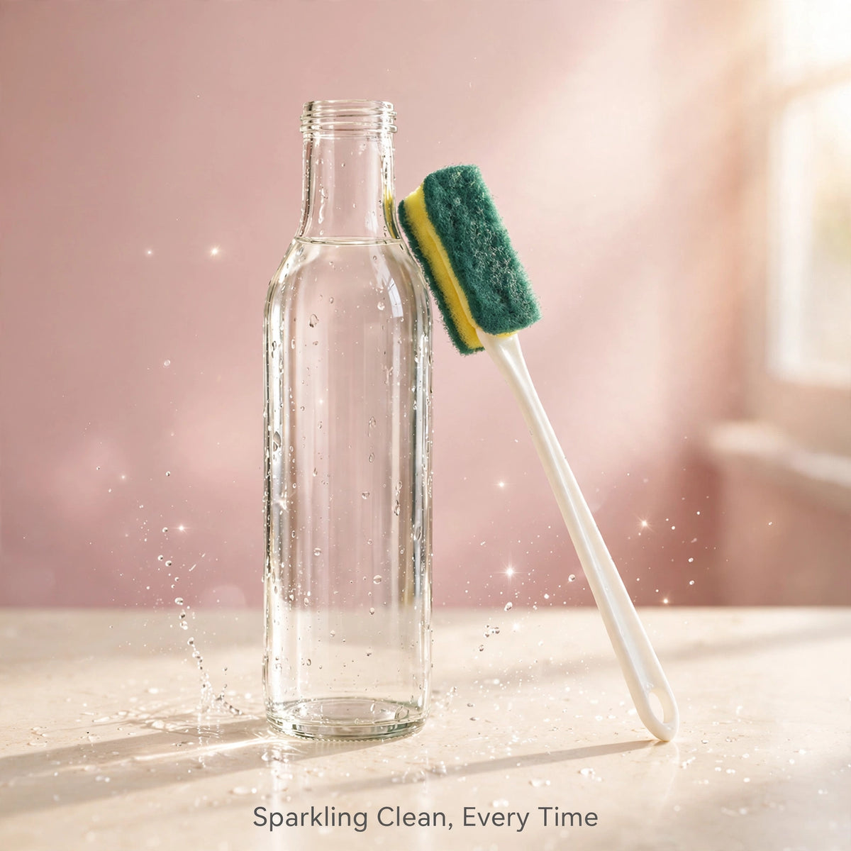 Long Bottle Cleaning Brush – Reach Inside Every Bottle & Jar