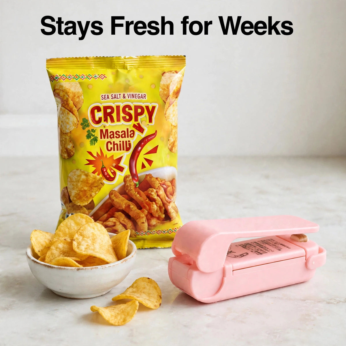Mini Bag Sealer – Keep Snacks Fresh & Airtight