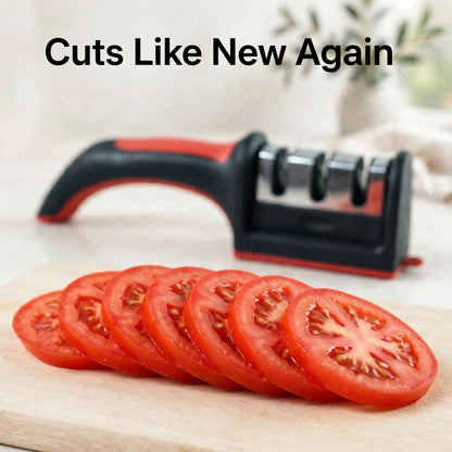 3-Stage Knife Sharpener – Make Old Knives Sharp Again