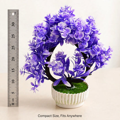 Artificial Flower Plant with Pot – Zero-Maintenance Greenery