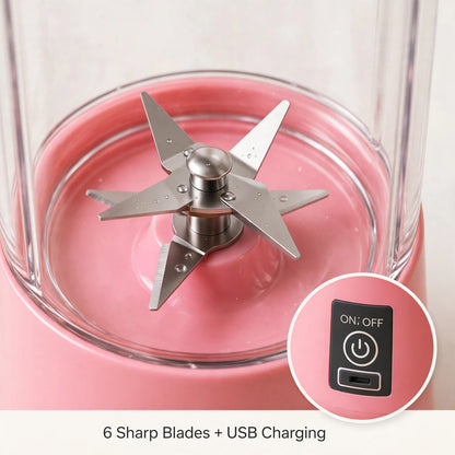 Portable USB Juicer 6-blade blender - image 7