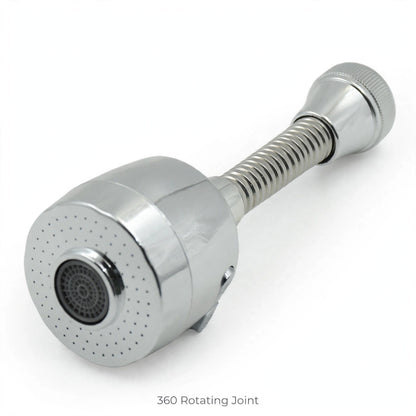 Water-Saving Faucet Sprayer – 360° Rotating Tap Extender