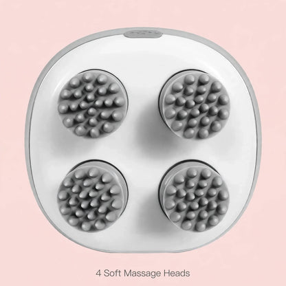 Electric Scalp Massager – 4 Heads, USB Rechargeable