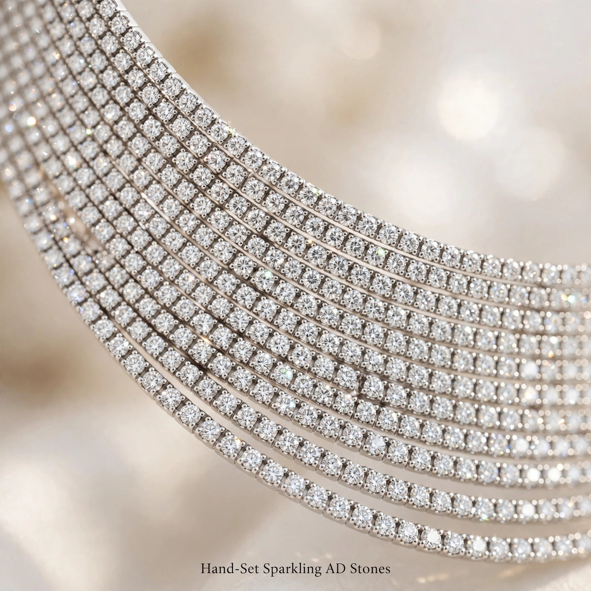 Bollywood Style AD Heavy Choker – Statement Look
