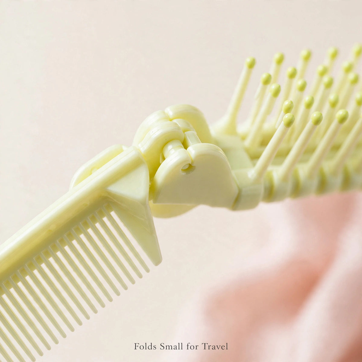 Foldable 2-in-1 Hair Comb & Brush – Travel Friendly