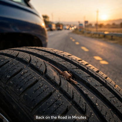 Tubeless Tyre Puncture Repair Kit – Fix Punctures on the Road