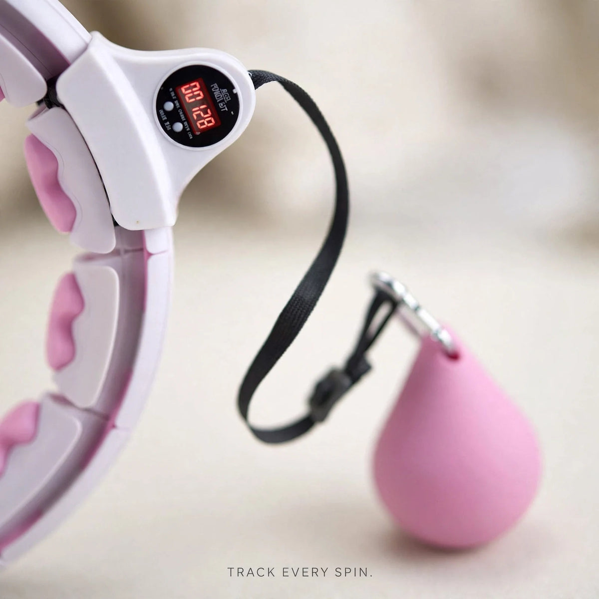 Adjustable Smart Weighted Hula Hoop – Fun Waist Workout
