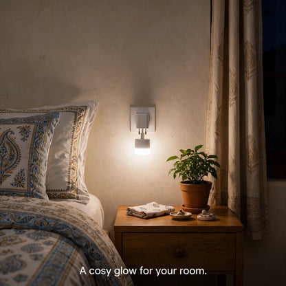 USB LED Night Lamp – Plug-in Soft Glow